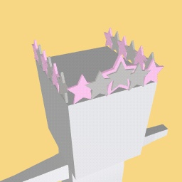 Pink and Gray star crown! <3