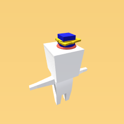 Yellow banded top hat