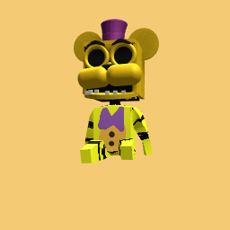 Empty fredbear suit