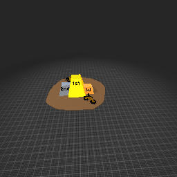 Dirtbike Race Podium