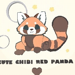 {A CUTE CHIBI RED PANDA ♡} {A GOOGLE SEARCH PICTURE ♡}