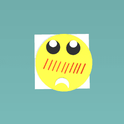 blashing emoji