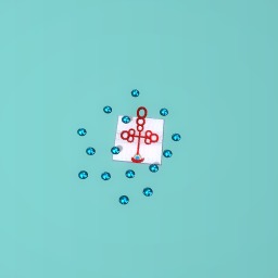 I made it with bubbles!!