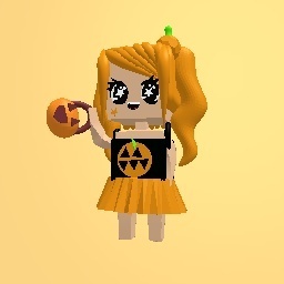 A hallowen girl