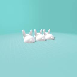 three peas in a pod but three bunnys in a pod