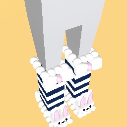 BUNNY SLIPPERS WITH STOCKINGS
