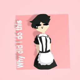 Guy in a maid outfit