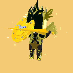 Golden super armor