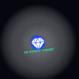 THE DIAMOND MINECART AND DANTDM LOGO