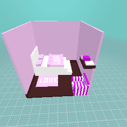 Pink tiny girl  room