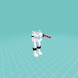 Battle robot 3D block