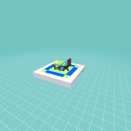 Gaming chair with table