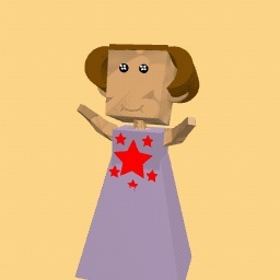 cute ecological wooden doll