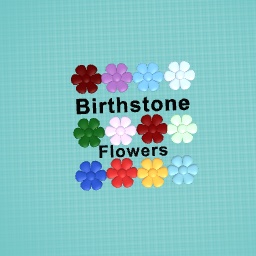 Birthstone flowers