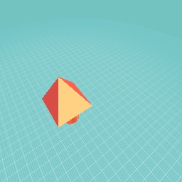 Red and white space rocket