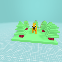 its  a  dog  in  the  forst