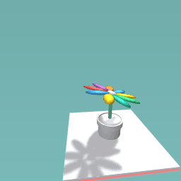 Rainbow Flower Party!