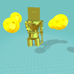 giant  gold robot