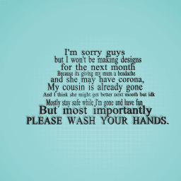 Sorry but it's for her own good.