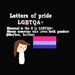 Letters of pride- B
