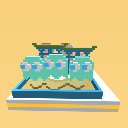 monster town (with bridges and job buildings)