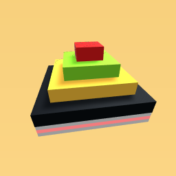 Rainbow pyramid