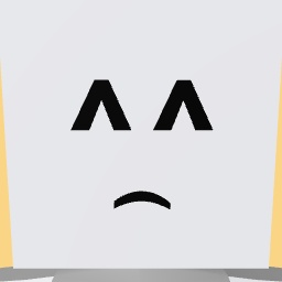 Sad mood face