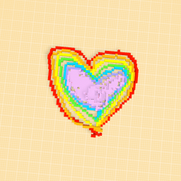 Rainbow heart