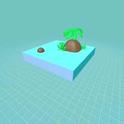 Rocks, water and food will make the otter happy !