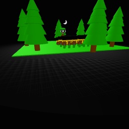 The Orchisscer roars at the Villagers