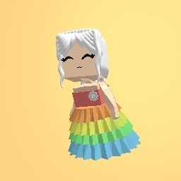 Rainbow Pastel Girl