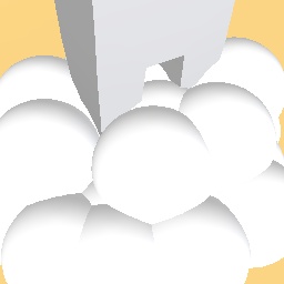 Fluffy cloud mount