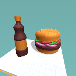 burger and cola