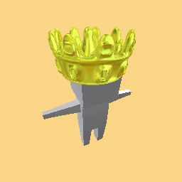 Pure gold crown