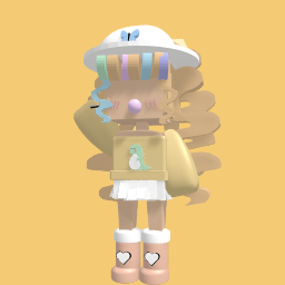 :-:dino lady taking selfie:-: