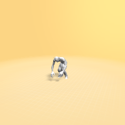 elf doing a back flip