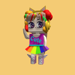 Rainbow love girl