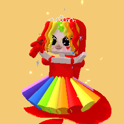 cute rainbow girl 2