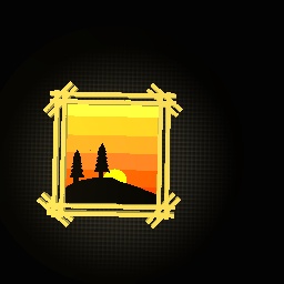 Sunset  by the forst