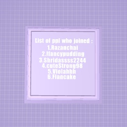 LIST OF PPL IN MY XOMP