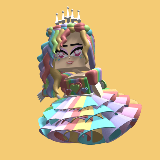 rainbow princess