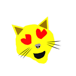 Inlove cat emoji