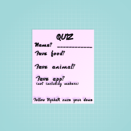 i wanna know all of my follower fv stuf and a lot