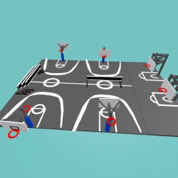 school basketball court