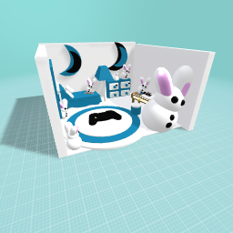 The world. Of. BUNNIES (bedroom)