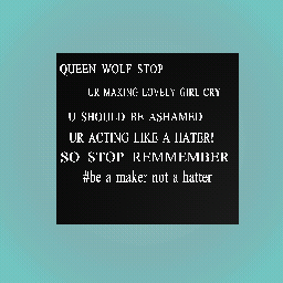 DEAR QUEEN WOLF