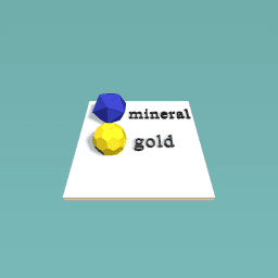 mineral vs gold