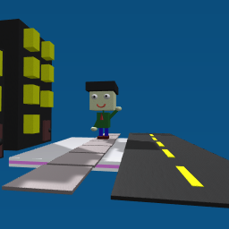 A guy with a tie saying hi!