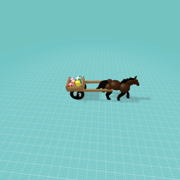 The horse pulling the gifts