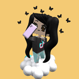 tick tock girl standing up